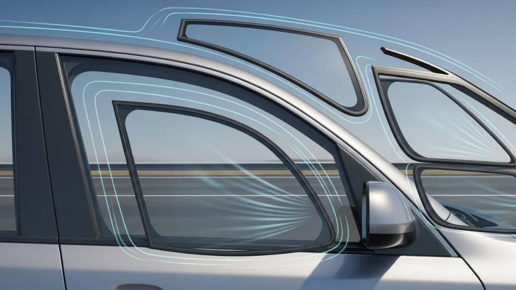 vliyanie formy stekol na aerodinamiku i shum v salone 1